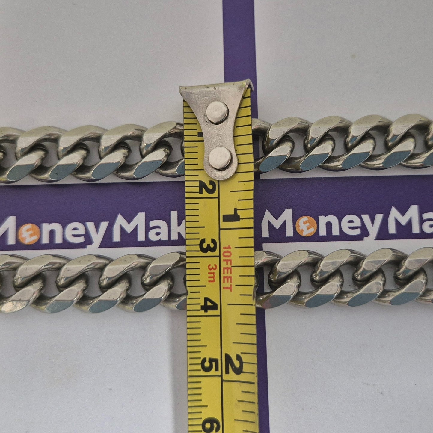 BASE METAL CLOSE-LINK CURB NECKLACE