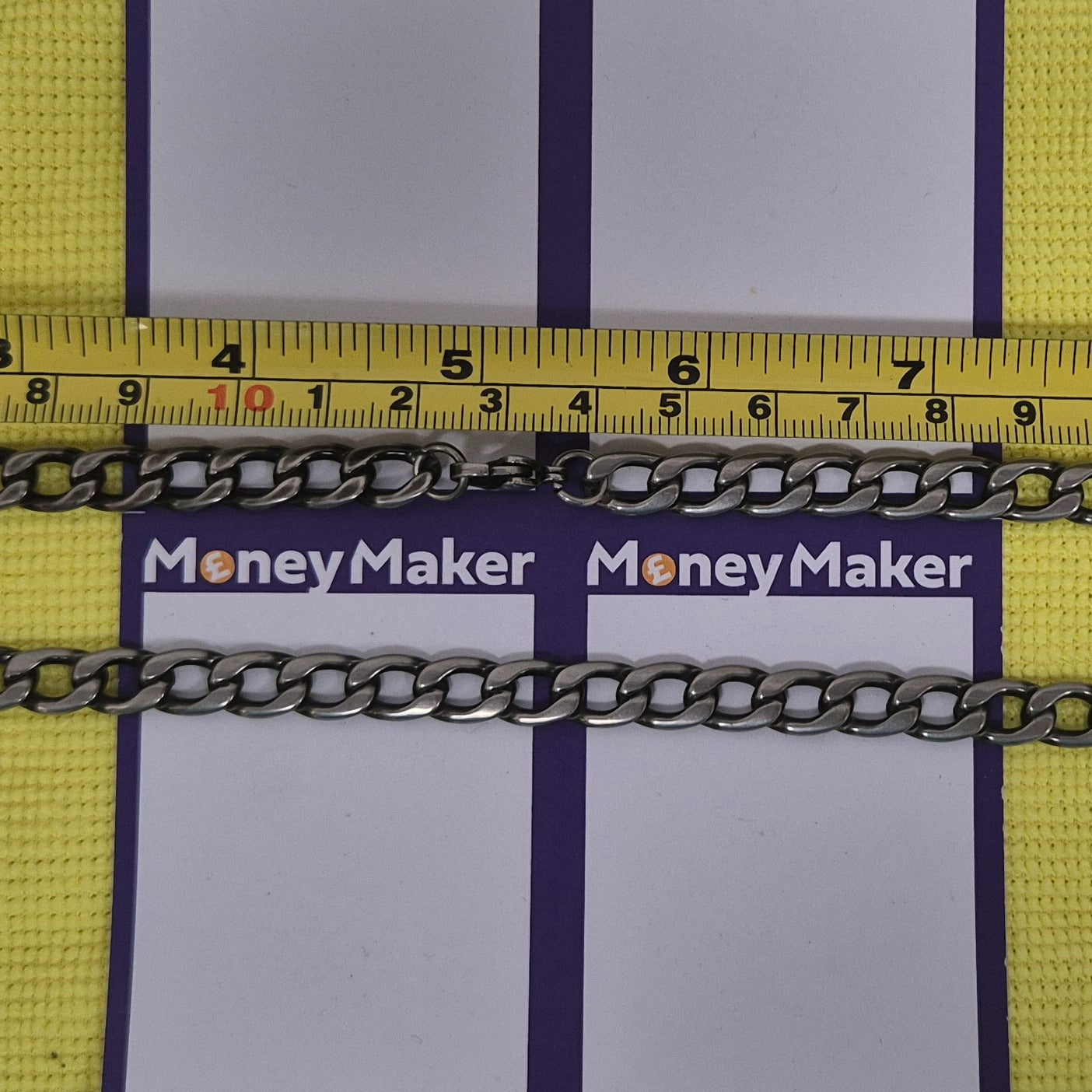 BASE METAL OPEN-LINK CURB NECKLACE