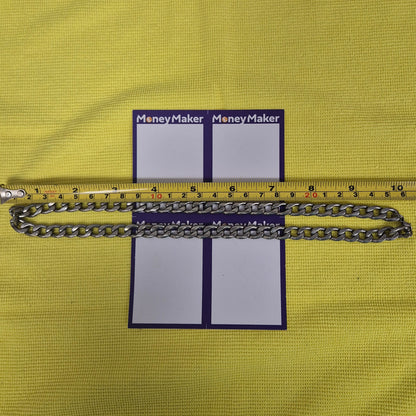 BASE METAL OPEN-LINK CURB NECKLACE