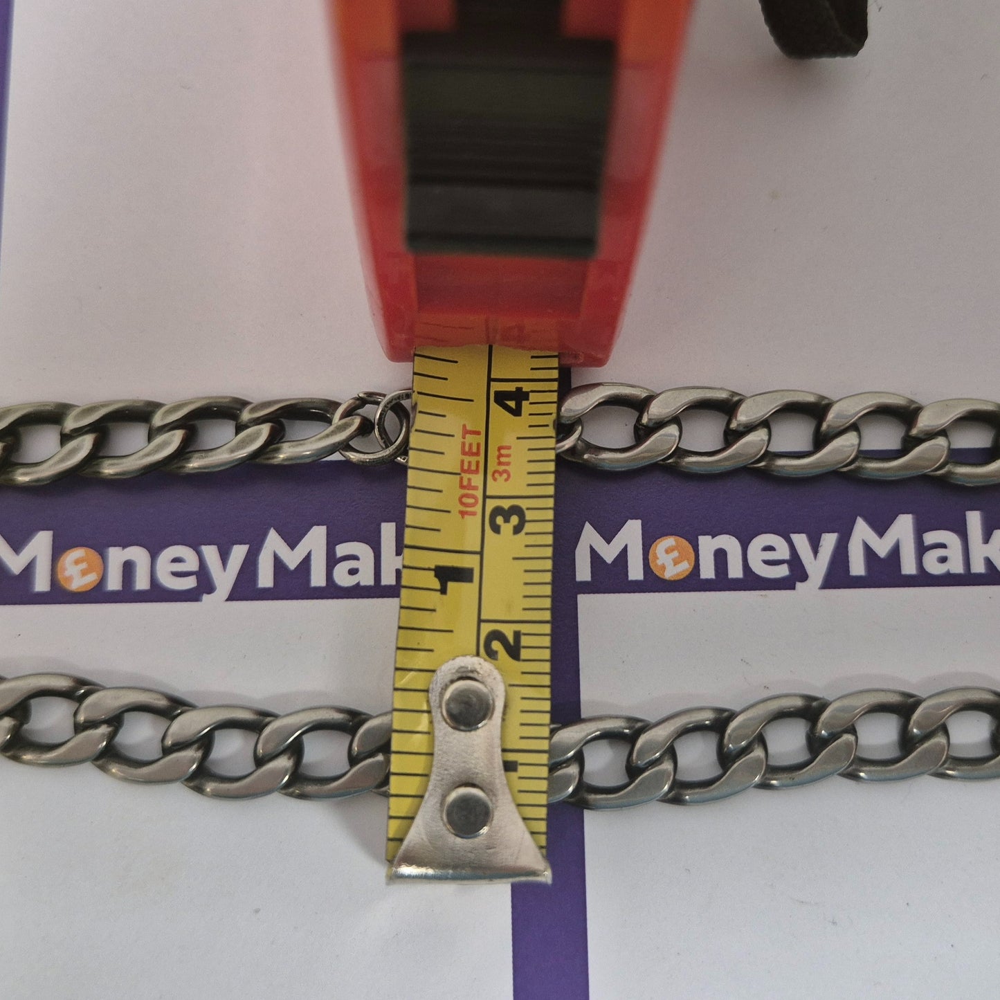 BASE METAL OPEN-LINK CURB NECKLACE