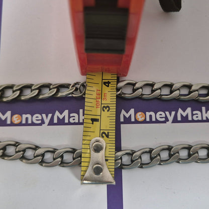 BASE METAL OPEN-LINK CURB NECKLACE