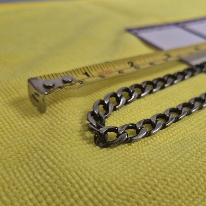 BASE METAL OPEN-LINK CURB NECKLACE