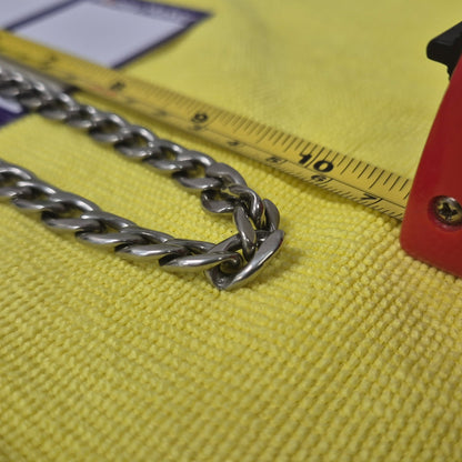 BASE METAL OPEN-LINK CURB NECKLACE