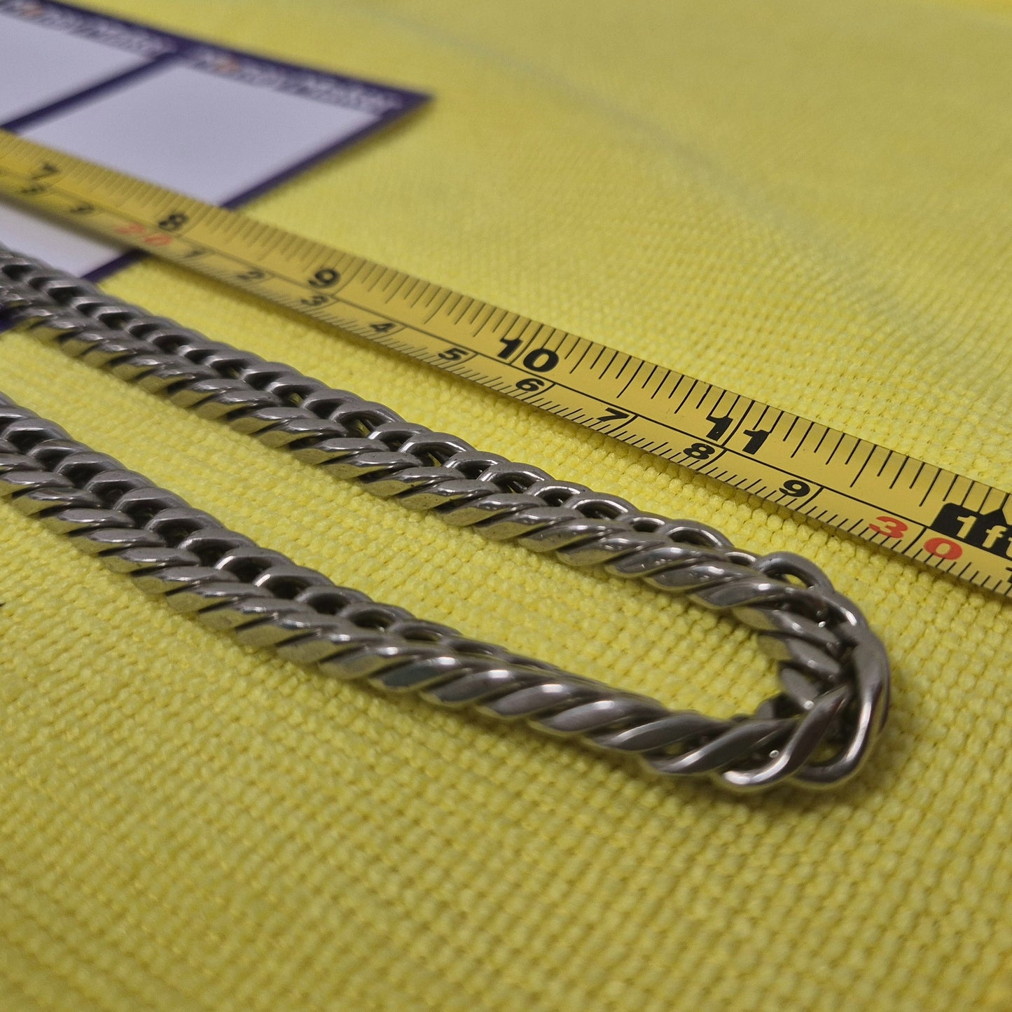 BASE METAL CLOSE-LINK CURB NECKLACE