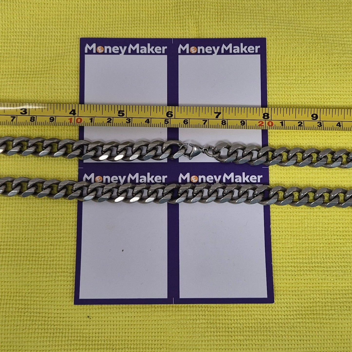 GUNMETAL CURB NECKLACE