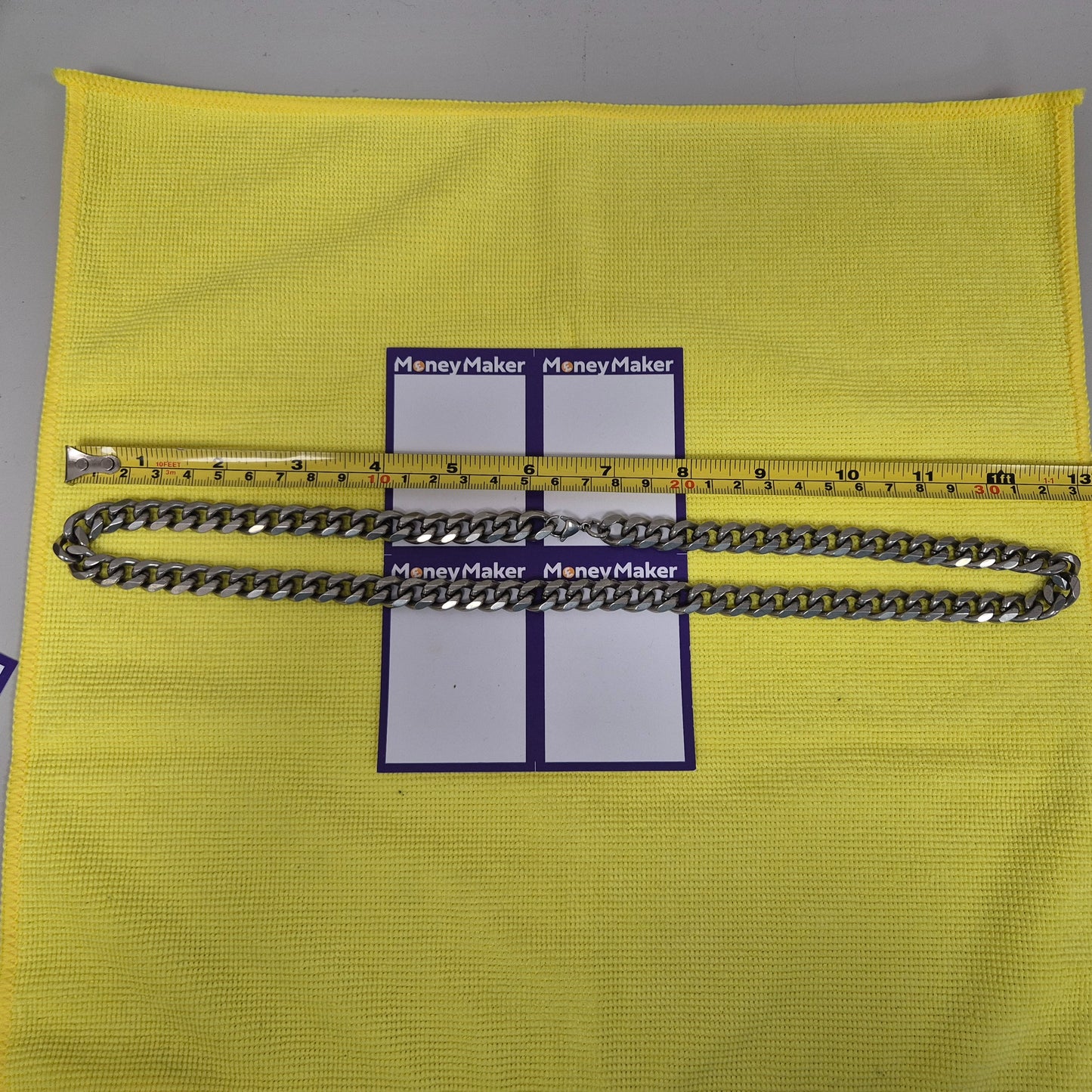 GUNMETAL CURB NECKLACE