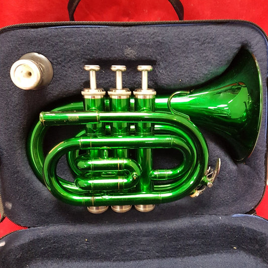 John Packer JP159 Bb Pocket Trumpet Green