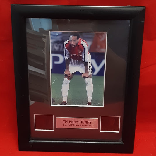 Thierry Henry Picture (Special Edition Sportcell) (Framed)