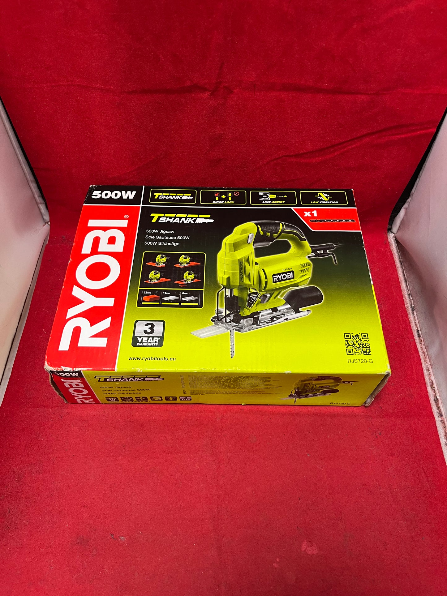 Ryobi RJS750G Corded Electric Jigsaw 500W