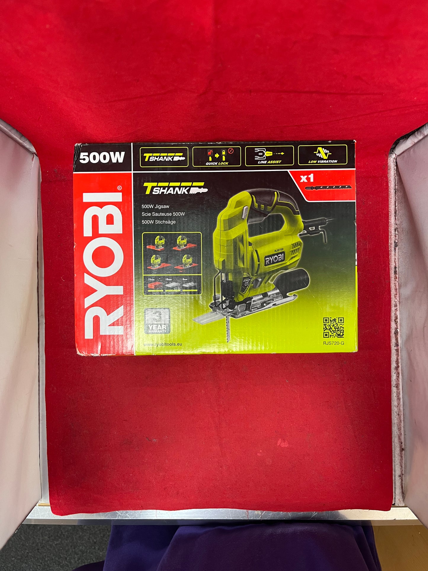 Ryobi RJS750G Corded Electric Jigsaw 500W