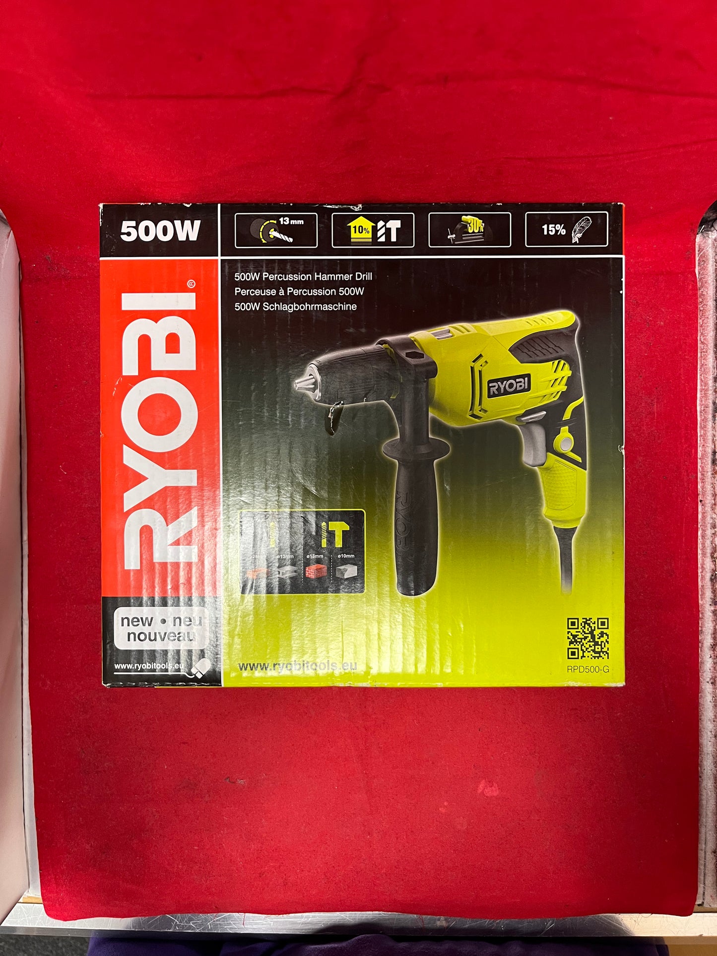 Ryobi 240V 500W Corded Percussion drill RPD500-GA11