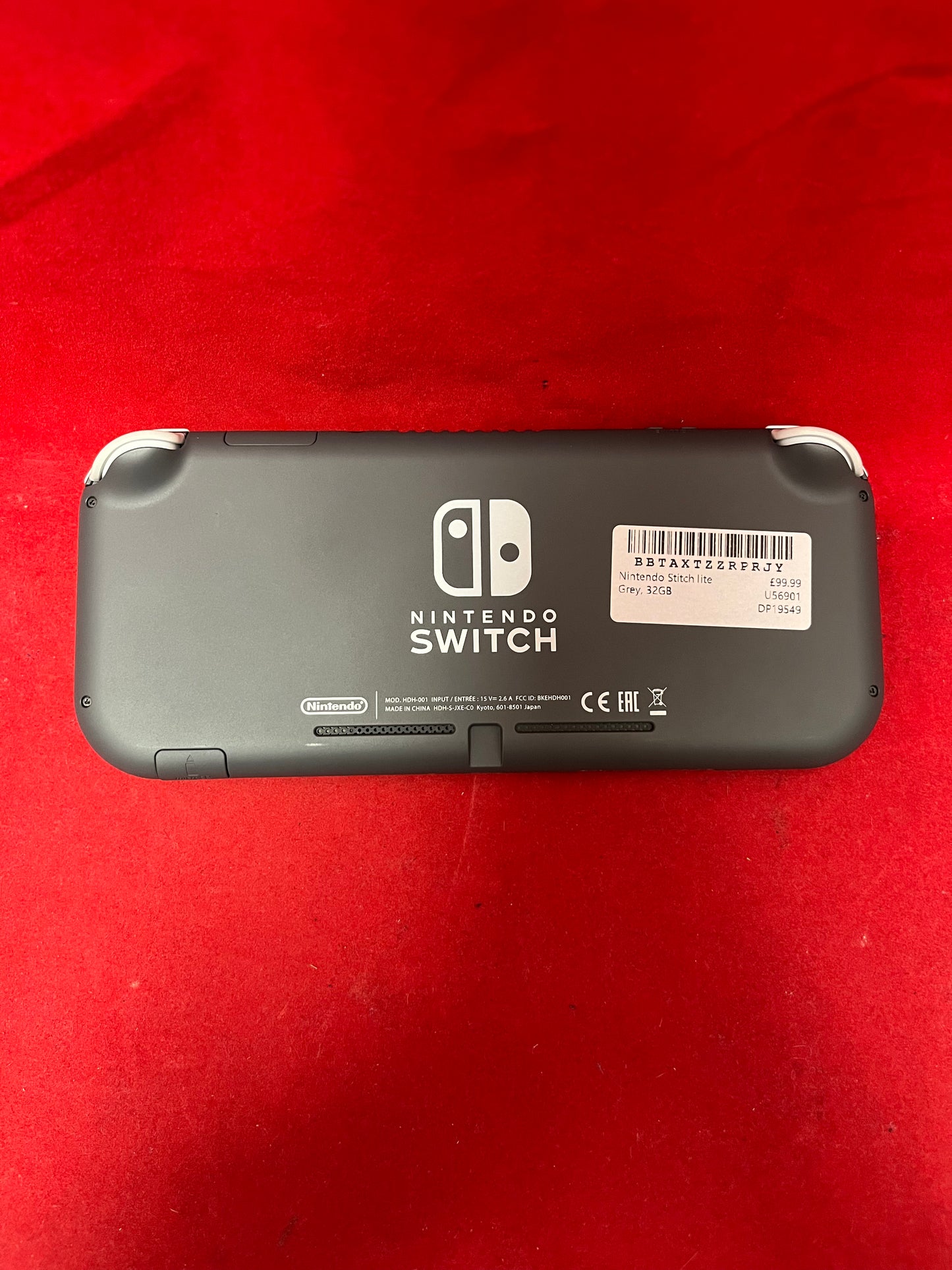 Grey Nintendo Switch Lite 32GB