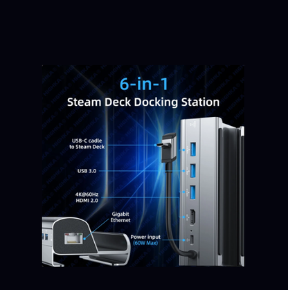 Steam Deck Dock 6 in 1