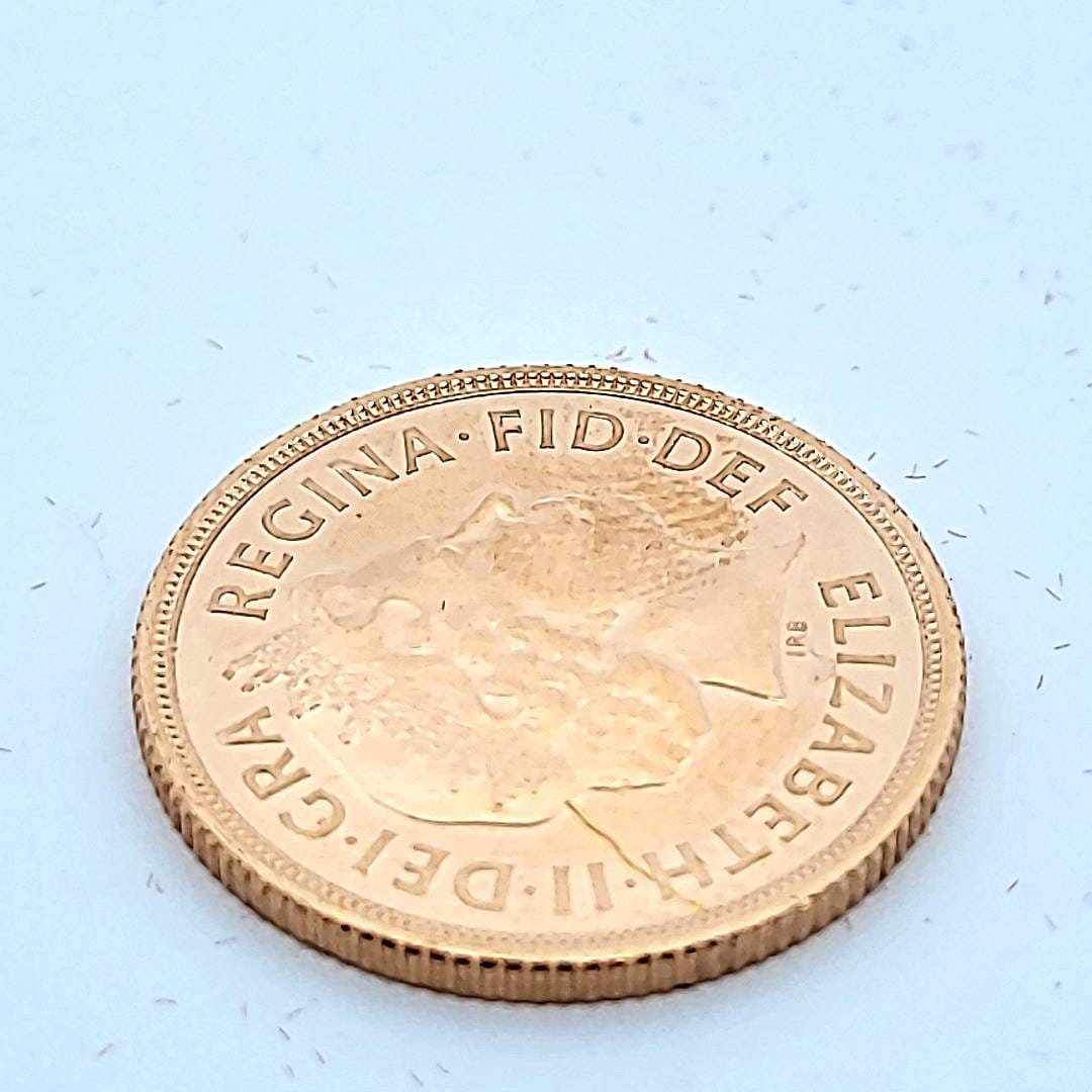 22ct Gold Queen Elizabeth II Full Sovereign Coin 2012 - My Money Maker 